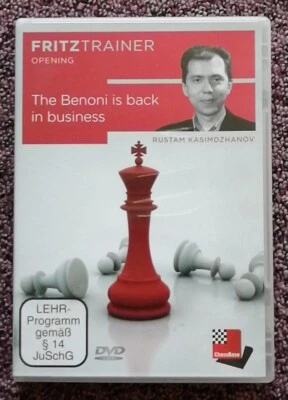 CHESSBASE DVD - FRITZTRAINER - THE BENONI IS BACK IN BUISENESS - R. KASIMDZHANOV - Bild 1 von 2