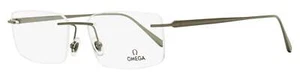 Omega Rimless Eyeglasses OM5007H 008 Gunmetal 56mm - Picture 1 of 2