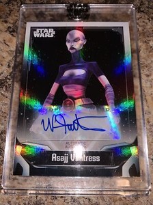2021 Topps Star Wars Autograph Series Asajj Ventress Nika Futterman Auto