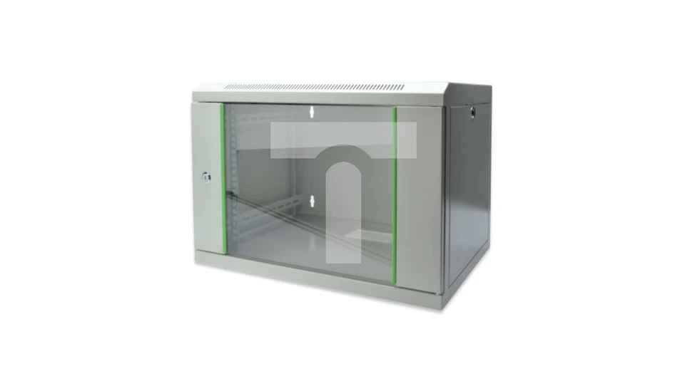 SoHo hanging single-section wardrobe 19 inches 7U 600x450 gray DN-19 07-U /T2UK - Image 1 of 1