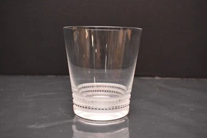 Lalique Kristall Facette Double Old Fashioned Becher Signiert Glas DOF Barware - Bild 1 von 7