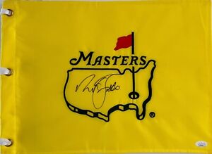 Nick Faldo signed Masters Pin Flag- JSA AJ78163