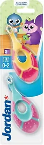 Jordan Step 1 Baby Toothbrush (0-2 Years) – Extra Soft, Easy Grip - Picture 1 of 7