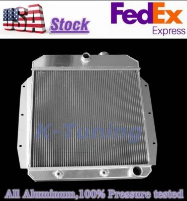 3 ROW Radiator For 1955-1959 1957 Chevrolet Truck 3100 3200 3400 3500 3600 3800 - Image 1 of 4