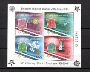 Montenegro 2006 sheet 50 year CEPT/Europe stamps (Michel Block 2) MNH - Picture 1 of 1