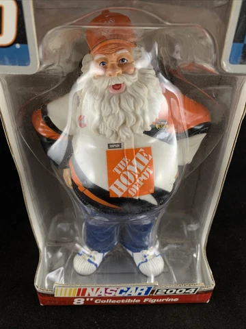 Nascar 2004 COLLECTIBLE FIGURINE SANTA #20 Brand New Super Rare 1:64 Home Depot Cover