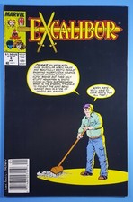 Excalibur #4 NEWSSTAND UPC Marvel Comics X-Men 1989 Claremont Davis