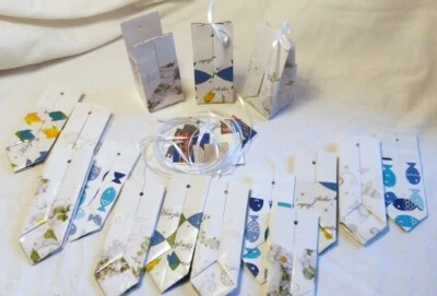 15 kleine Tüten/Giveaways Fisch Konfirmation/Kommunion/Taufe/..Handarbeit - Bild 1 von 3