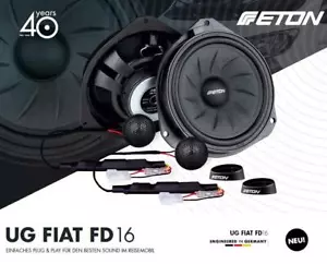 ETON UG FIAT FD16 16,5 cm 2-Wege Lautsprecher Set kompatibel mit Fiat Ducato III - Bild 1 von 12