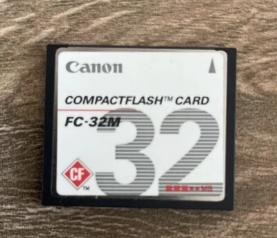CANON COMPACT FLASH MEMORY CARD 32MB CF (FC-32M) - Image 1 of 2
