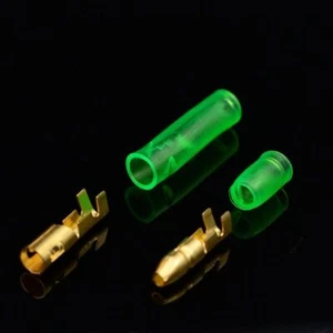 Bullet Terminal Car Electrical Wire Connectors Dia 4mm Pin Set Female Male Cases - Picture 1 of 2