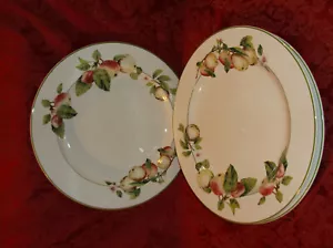 MARTHA STEWART EVERYDAY (3) DInner Plates APPLE PATTERN 11" MSE - Picture 1 of 3