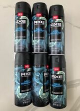6 Cans Axe Fine Fragrance Collection Body Spray Aqua Bergamot