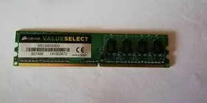 MEMORIA RAM 1GB  DDR2 CORSAIR PC - Foto 1 di 2