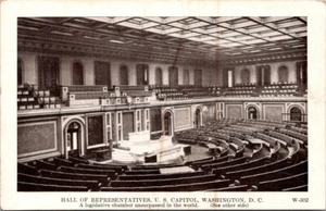 Hall of Representatives Interior US Capitol Aerial Washington DC Postkarte IQ2 - Bild 1 von 2