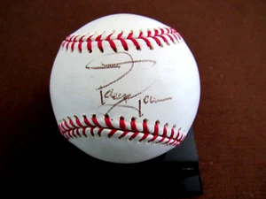 JACQUE JONES MINNESOTA TWINS CUBS OUTFIELDER SIGNED AUTO ONL BASEBALL JSA - Picture 1 of 3