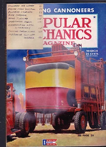 Popular Mechanics Magazine World War II Cover & Articles March 1944 - Picture 1 of 1