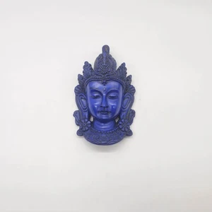 Tara Mask Wall Hanging, Blue Color - Picture 1 of 3