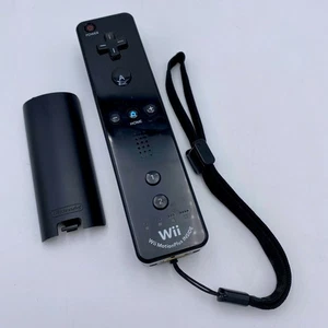 Like New Genuine Nintendo Wii U / Wii Motion Plus Black Controller Remote Wii... - Picture 1 of 5