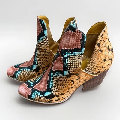 Botines Coconuts by Matisse Piel de Serpiente Comerciante Talla 8 Botas para Mujer Vaquera Occidental Foto 1 de 4