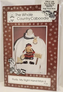 Vtg Rudy, My Right Hand Man II by Whole Country Caboodle 1993 Pattern #133 - Picture 1 of 4