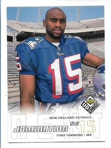 Tony Simmons 1998 Upper Deck UD Choice Domination Next SE Rookie #278 /2000 RC - Picture 1 of 2