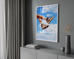 Travis Scott Look Mom I Can Fly Poster Rap Fan Wall Art Netflix Style - Picture 1 of 8