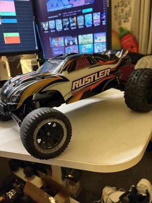 Traxxas Rustler 2wd fully ready to run. (Upgraded) - Image 1 of 4