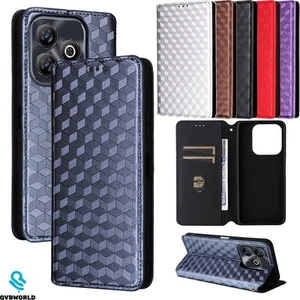 Magnetic Leather Wallet Case Phone Cover  for ZTE Blade A75 A73 A54 V70 V60 A35e - Picture 1 of 17