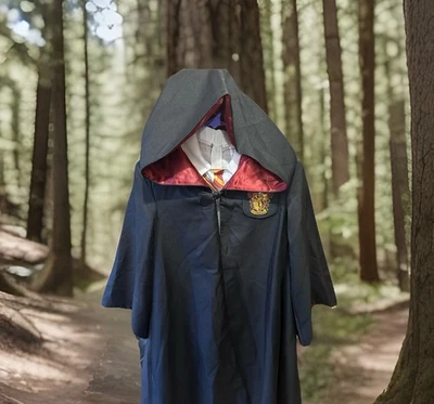 Harry Potter Premium Costume Prestige Robe and Jumpsuit 7/8 with glasses & wand - Image 1 of 4