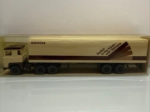 O469 Modellauto 1:87 Wiking Scania 111 „Siemens“255201 Lkw Englisch Werbemodell - Picture 1 of 5