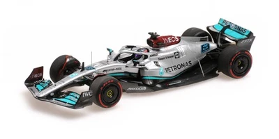 MERCEDES AMG W13 GEORGE RUSSELL 4TH PLACE BAHRAIN GP 2022 - Immagine 1 di 2