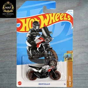 Hot Wheels Ducati DesertX weiß #197 Mainline 2024 ∣ Diecast Neuwagen Sammler - Bild 1 von 2