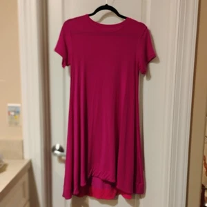 Sweet Salt Midikleid Small Cottagecore weicher Jersey rosa Kurzarm bescheiden - Bild 1 von 7
