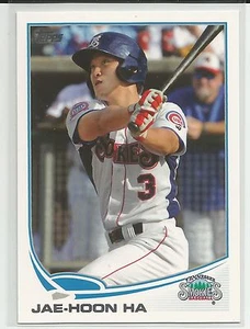 Tarjeta de liga menor debut profesional Topps de Jae-Hoon Ha Chicago Cubs 2013 - Imagen 1 de 1