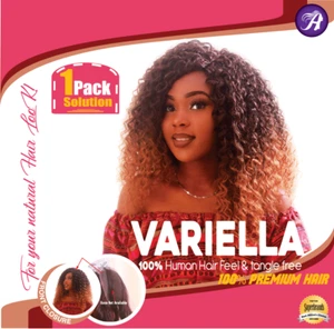 Angel 100% Premium Feel Tangle With Front Closure VARIELLA Weave/ All Colors