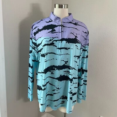 Jamie Sadock Sunsense Womens Plus XXL 1/4 Zip Pullover Long Sleeve Golf Shirt - Image 1 of 4