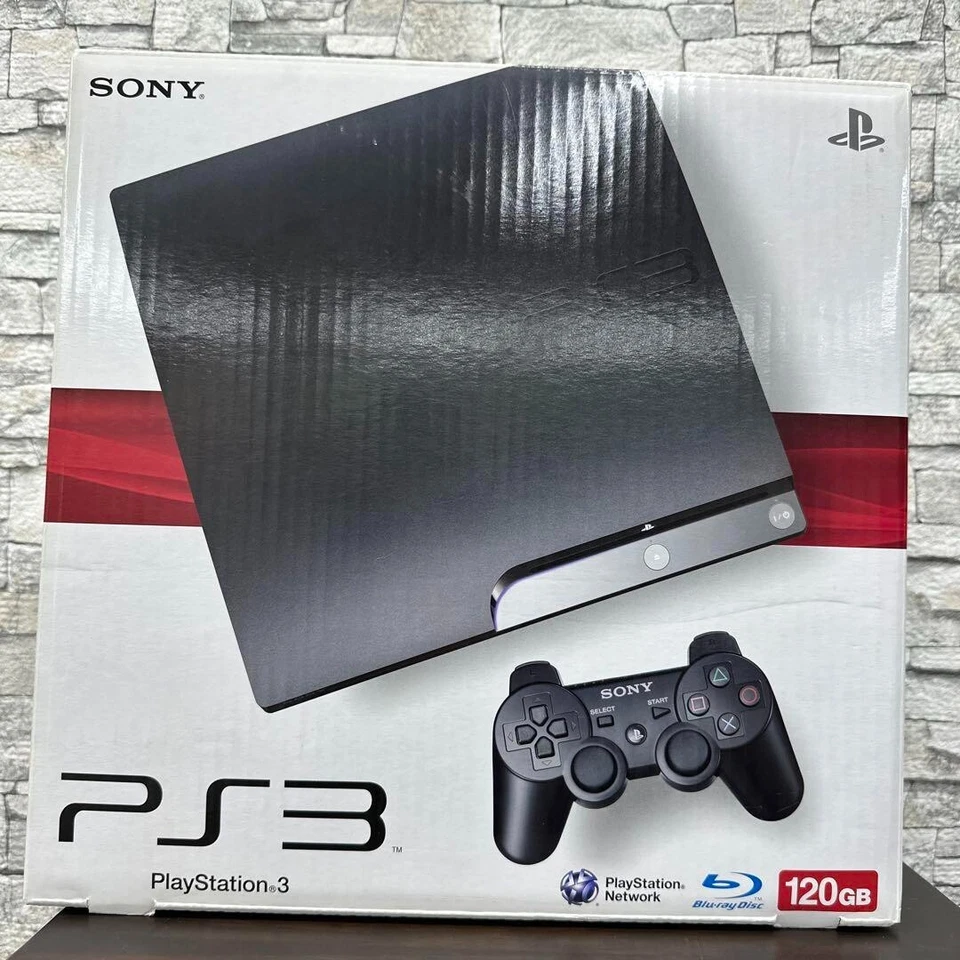NEW Sealed Sony Playstation 3 PS3 120GB Console Black CECH-2001A - Image 1 of 4