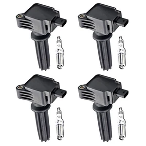 Ignition Coil Set & NGK RUTHENIUM HX Spark Plug Fits Ford EcoSport 2.0L L4 - Picture 1 of 4