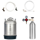 Keg Kit 2.5 Gal Ball Lock Keg 5 lb. CO2 Tank Regulator and Parts Homebrew Beer