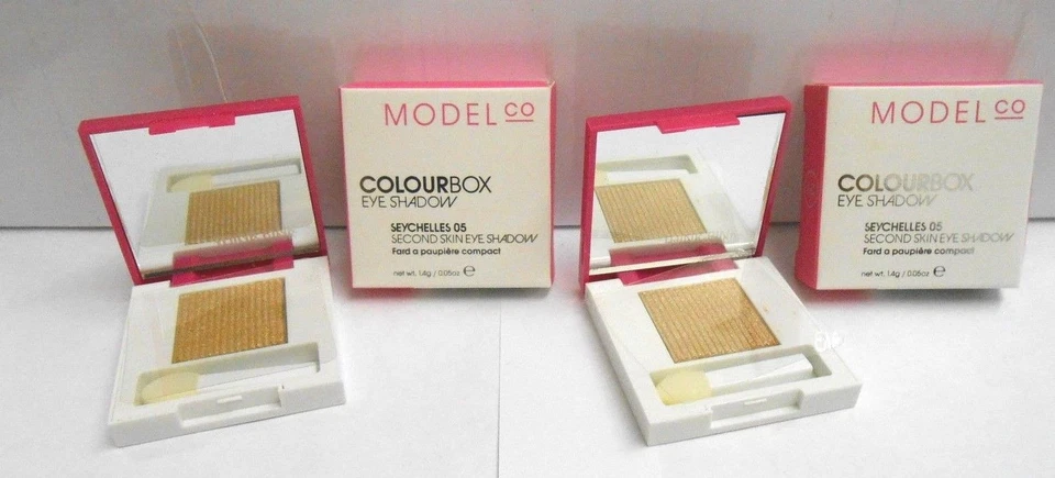 2 pk Model Co Colour Box Eye Shadow second skin eye shadow SEYCHELLES 0.05 oz ea - Image 1 of 1