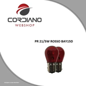 LAMPADINE BAY15D A FILAMENTO PR 21/5W ROSSO BAY15D 12V 21/5W LAMPADE AUTO - Foto 1 di 7