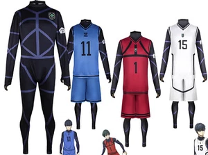 Blue lock Training Uniform Cos Costume Outfits Comic Con Halloween Fancy Suit - Picture 1 of 17