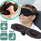 3D Eye Sleeping Mask For Travel Soft Cover Blinder Blackout Shade Resting Aid