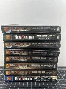 Battletech Paperback Books Vintage Novels ROC Science Fiction Lot of 8 Books - Picture 1 of 10