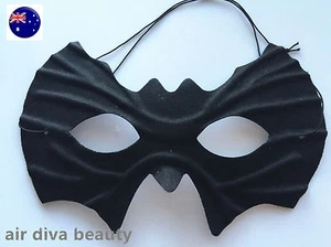 Kids Men Women Batman Bat Man Cat Super Hero Party Costume Black Eye Face Mask - Picture 1 of 1
