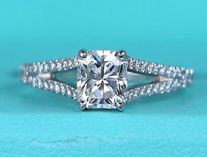 $32,000 Tiffany & Co Platinum Lucida 1.05ct F VVS1 Diamond Engagement Ring Sz 6 - Picture 1 of 10
