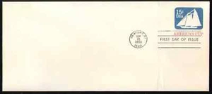 US. U598. 15c. America's Cup. #10, Regular Blank FDC. MNH. 1980 - Picture 1 of 1