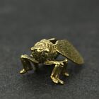 Exquisite Brass Cicada Ornament Handcrafted Collectible Sculpture For Decor