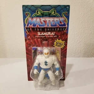 2023 [Mattel] MOTU: Origins Slamurai - USA Packaging Cardback - Unpunched HKM84 - Picture 1 of 11
